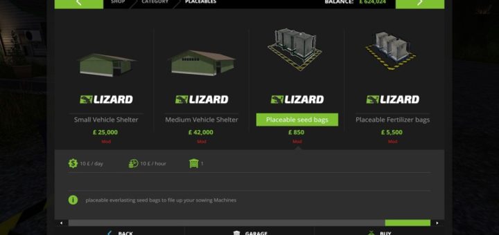 Мод FS17 Placeable Seeds and Fertilizer V 1 Farming Simulator 17