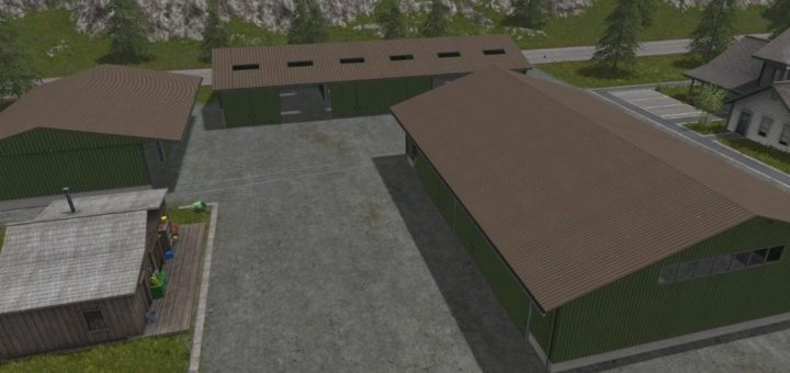 Мод FS17 SHED PACKAGE V1.0 Farming Simulator 17