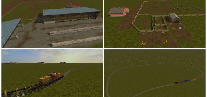 Мод карта FS17 Sample mod Map V 1.2 Farming Simulator 17