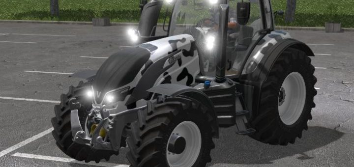 Мод трактор FS17 VALTRA T SERIES COW EDITION V1 Farming Simulator 17