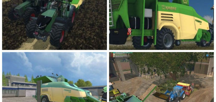 Мод Krone Premos 5000 v 2.0 RUS Farming Simulator 2015