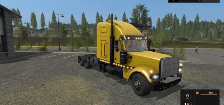 Мод грузовик SEMI TRUCK BY STEVIE Farming Simulator 17