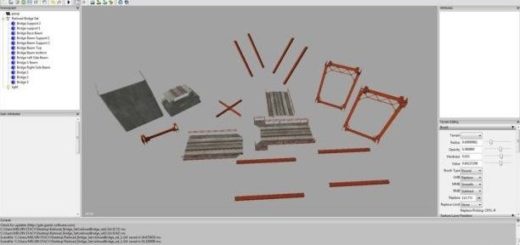 Мод Railroad Bridge Set v 1.0 Farming Simulator 17