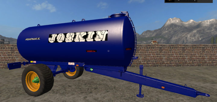 Мод бочка Aquatrans 10000 S Joskin v 1.0 Farming Simulator 2017