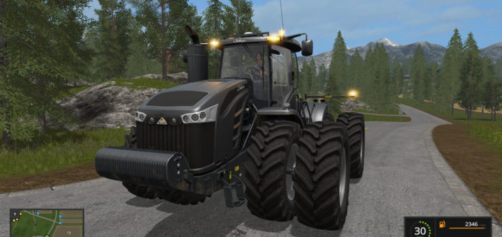 Мод трактор Cat Challenger X v 2.2.2.2 Farming Simulator 17