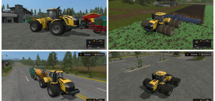 Мод трактор Challenger MT900E Terra v 1.2 Farming Simulator 17