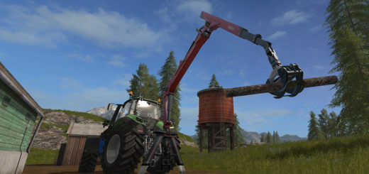 Мод Epsilon Palfinger M80F Mounted Crane for Tractors v 1.2 Farming Simulator 2017