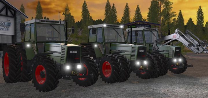Мод трактор Fendt Farmer 310 312 LSA Turbomatik v 1.0.0.3 Farming Simulator 2017