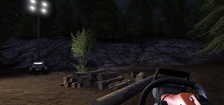 Мод прицеп FLOOD LIGHT TRAILER V1.0.0.0 Farming Simulator 17