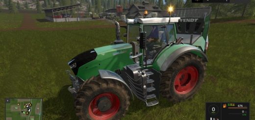 Мод трактор Fendt 1000 Vario v 1.0 Farming Simulator 17