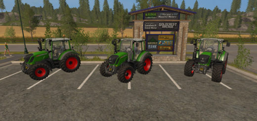 Мод трактор Fendt 300 Vario v 1.0.0.0 Farming Simulator 17