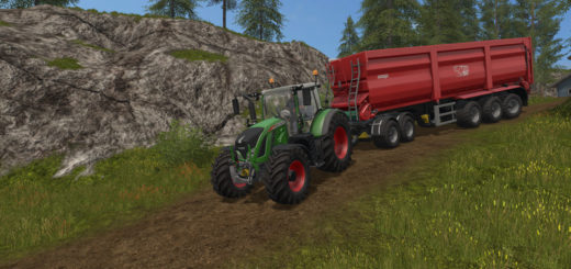 Мод подкатная тележка Fliegl 2-axle Dolly v 1.0 Farming Simulator 17