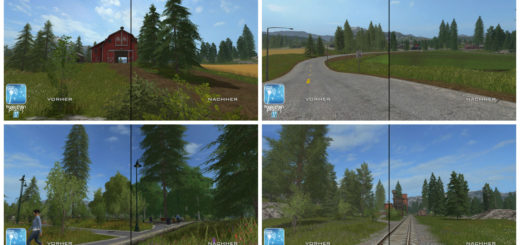 Текстуры Пейзажа Forgotten Plants Landscape v 1.0 Farming Simulator 17