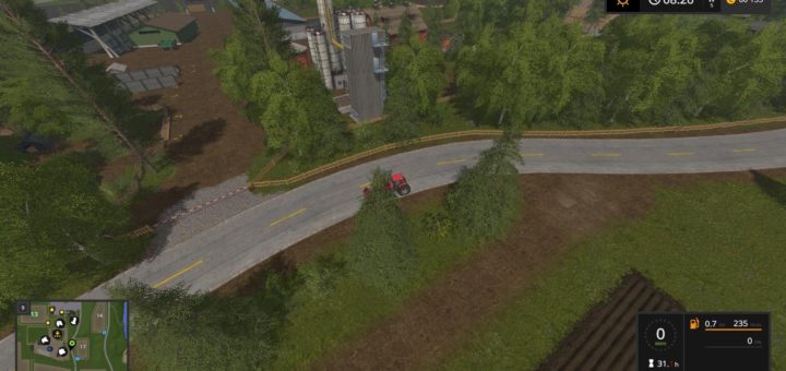 Мод карта GOLD CREST VALLEY FR V1 Farming Simulator 2017