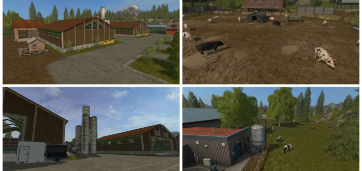 Мод карта Giga Farm V2.0 Farming Simulator 2017