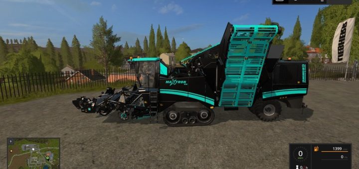 Мод комбайн GrimmeMaxtron 620 Edit V 1.2 Farming Simulator 17