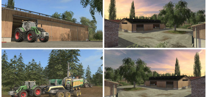 Мод карта HOLZHAUSEN V1.1 Farming Simulator 2017