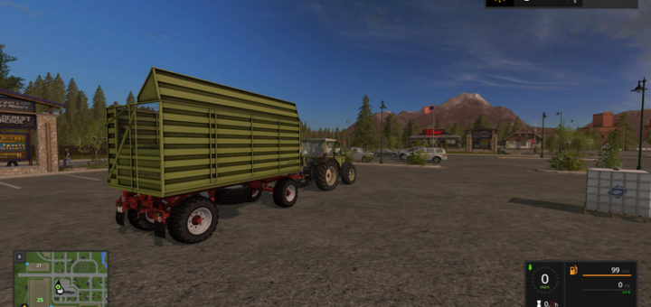 Мод прицеп HW80 Conow V 1.0.8.0 Farming Simulator 17