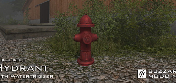 Мод Hydrant with Watertrigger v 1.0 Farming Simulator 17