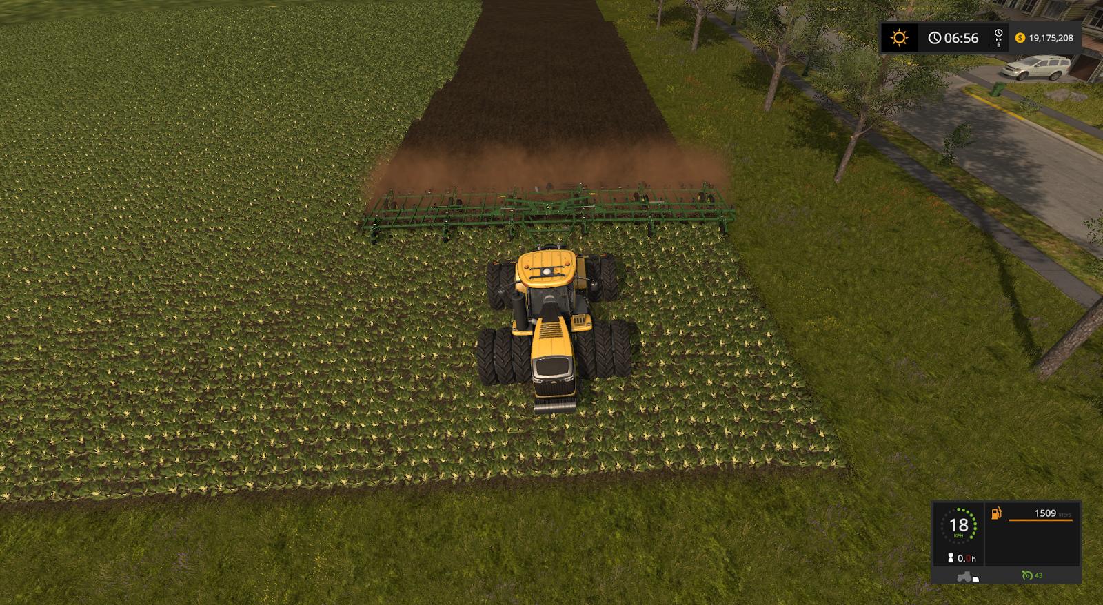 Мод культиватор John Deere 2410 5 section v 1.0 Farming Simulator 2017