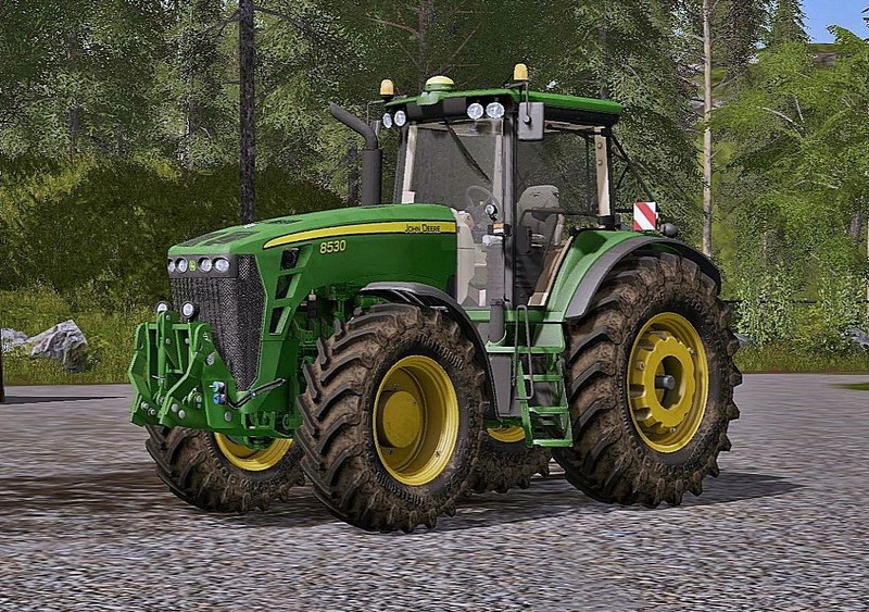 Мод трактор John Deere 8530 V 2.0 Farming Simulator 17