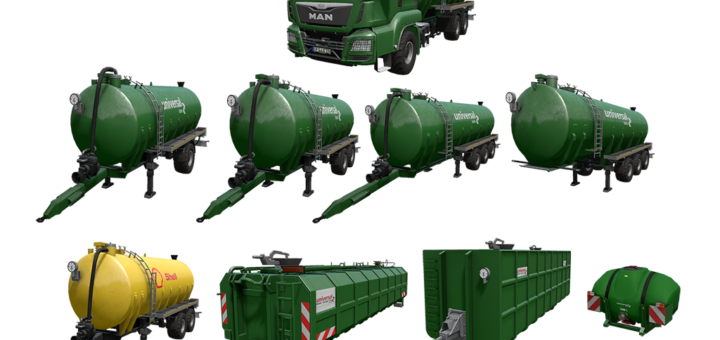 Мод Kotte Universal Pack v 1.0.0.4 Farming Simulator 2017