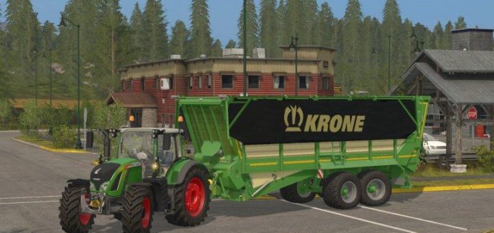 Мод прицеп KRONE TX 460 D v 1.0 Farming Simulator 17