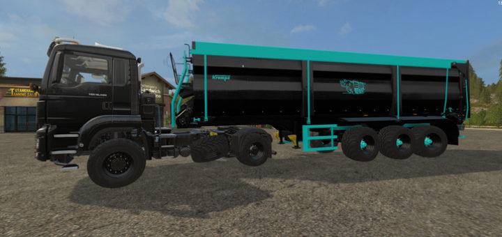 Мод прицеп Krampe Bandit SB 30/60 v 1.6 Farming Simulator 17