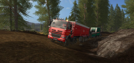 Мод прицеп Krampe Bandit SB 30/60 with trailer hitch v 1.0 Farming Simulator 17