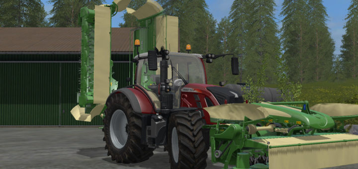 Мод косилка Krone Easy Cut Pack V 1 Farming Simulator 17