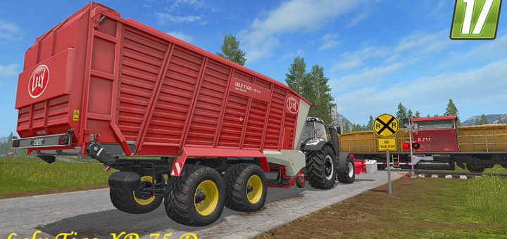 Мод прицеп Lely Tigo XR 75 D v 1.1 Farming Simulator 2017