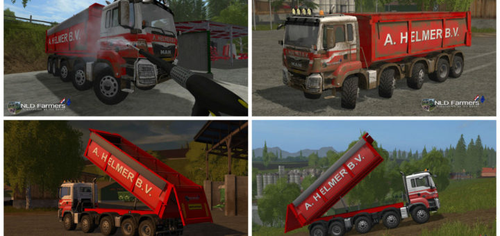 Мод грузовик MAN A Helmer B.V. V 2.0 Farming Simulator 2017