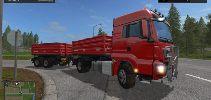 Мод ПАК MAN TGS 18.440 Tipper Pack Farming Simulator 17