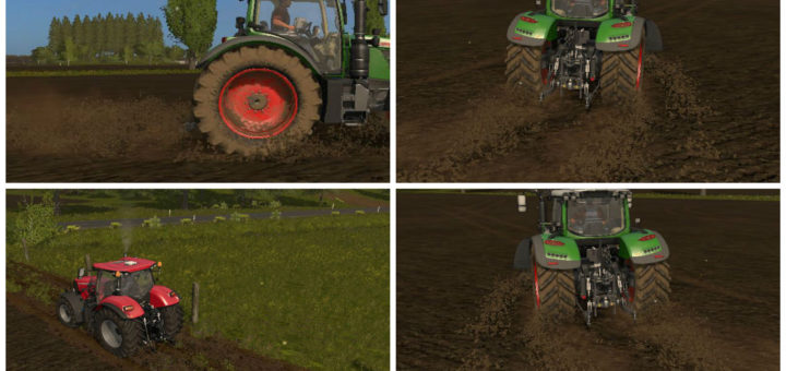 Мод скрипт Mud particuLles mod v 1.0 Farming Simulator 2017