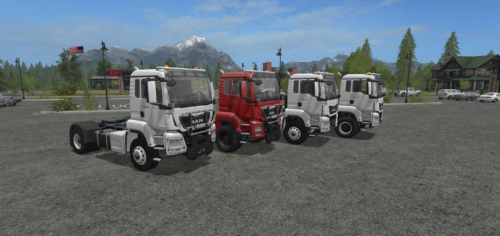 Мод Man TGS 18.4 Series v 1.0 Farming Simulator 17