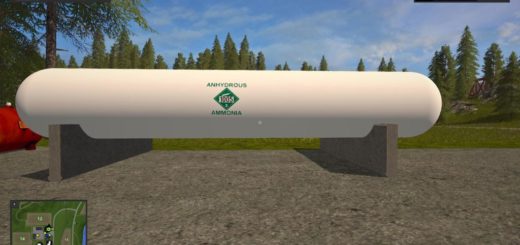 Мод Placeable Anhydrous Liquid Fertilizer Tank v 1.0 Farming Simulator 17