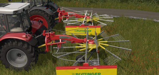 Мод валковая жатка Pottinger Top 462 v 1.0.0.0 Farming Simulator 2017