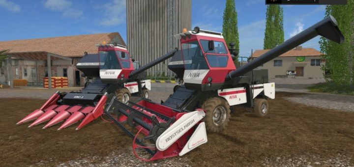Мод комбайн ROSTSELMASH NIVA PACK Farming Simulator 17