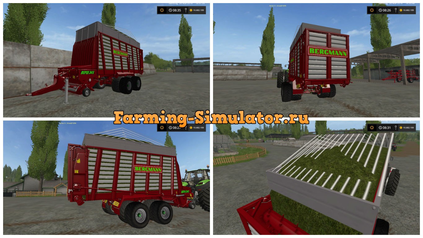Мод прицеп Repex 34S v 1.0 Farming Simulator 2017