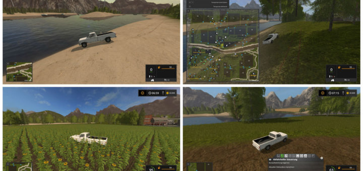 Мод карта River valley XXL V 1.0.4 Farming Simulator 17