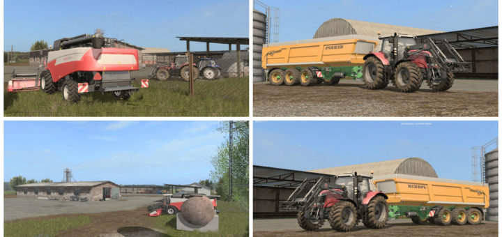 Мод карта Summer Fields Farming Simulator 17