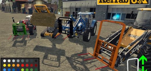 Мод Spike Kerfab With BaleAttacher and All Loader v 1.0 Farming Simulator 2017