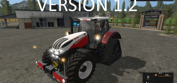 Мод трактор Steyr Terrus CVT v 1.2 Farming Simulator 17
