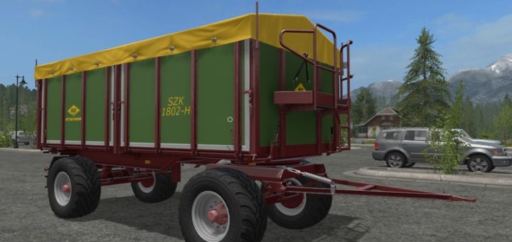 Мод прицеп Strautmann SZK 1802 H v 1.0 Farming Simulator 17