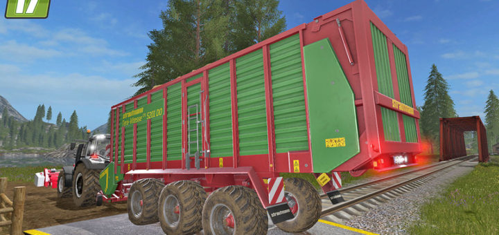 Мод прицеп Strautmann Vitesse 5201 DO Tera v 1.1 Farming Simulator 17