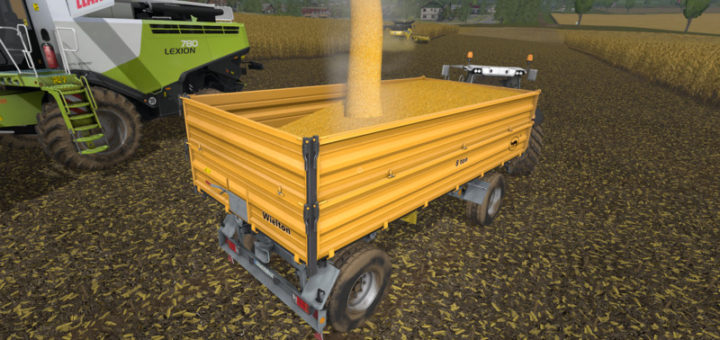 Мод прицеп Wielton PRS 2W8 V1.0 Farming Simulator 17