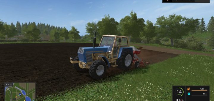 Мод трактор Zetor Crystal 12045 v 1.0 Farming Simulator 2017