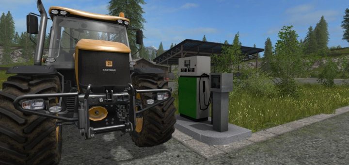 Мод заправка placeable fuelstation Farming Simulator 17