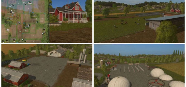 Мод карта Westbridge Hills v 1.2.0.7 Farming Simulator 17