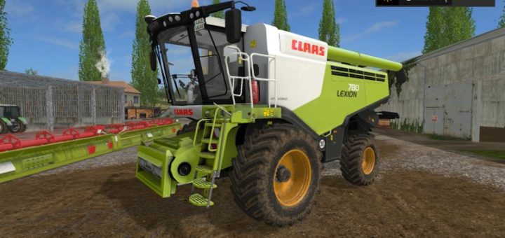 Мод комбайн Claas Lexion 780 v 1.0 Farming Simulator 17